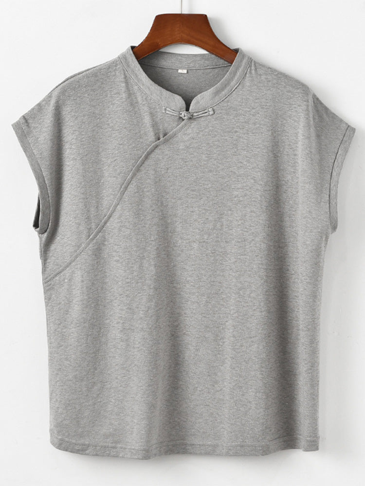 Camiseta súper suave de algodón y lino.