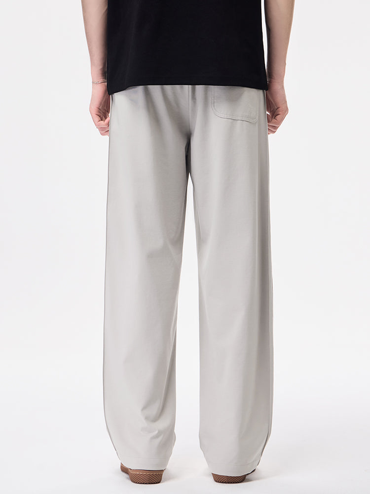 Herren‑Wide‑Leg‑Freizeithose mit Seitenstreifen‑Design