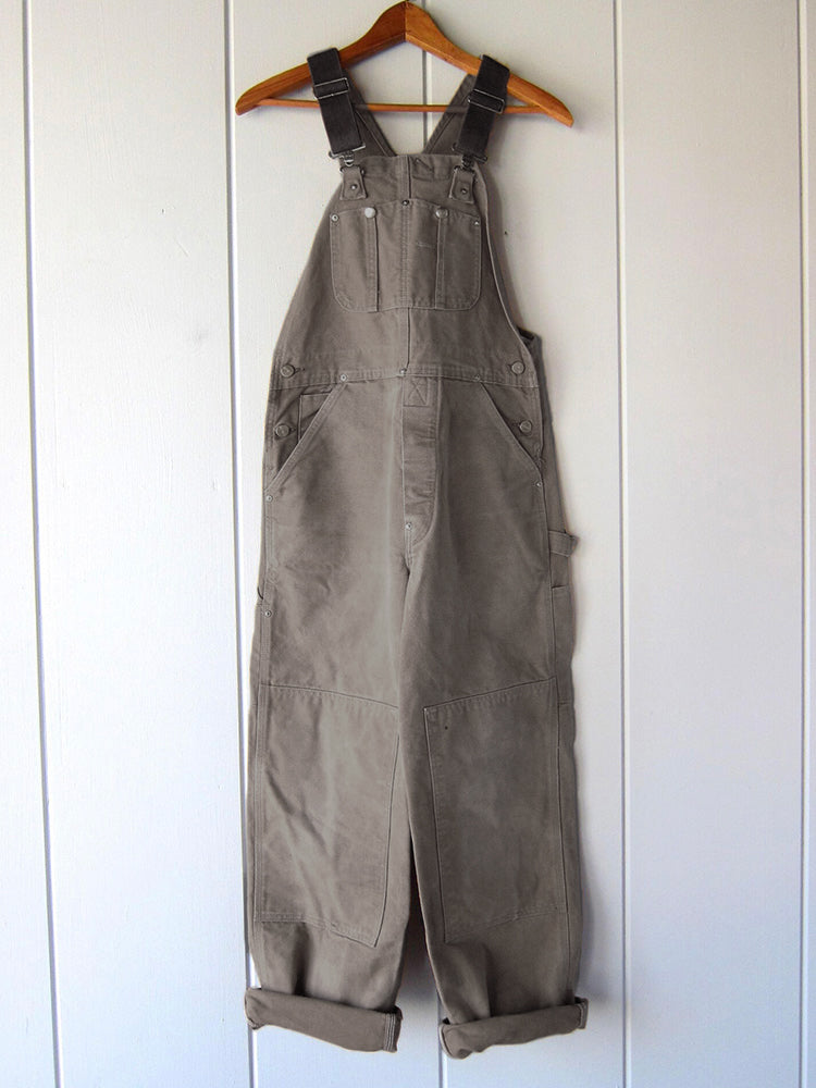 Women's Duck Bib Overalls Canvas Workwear Dungarees