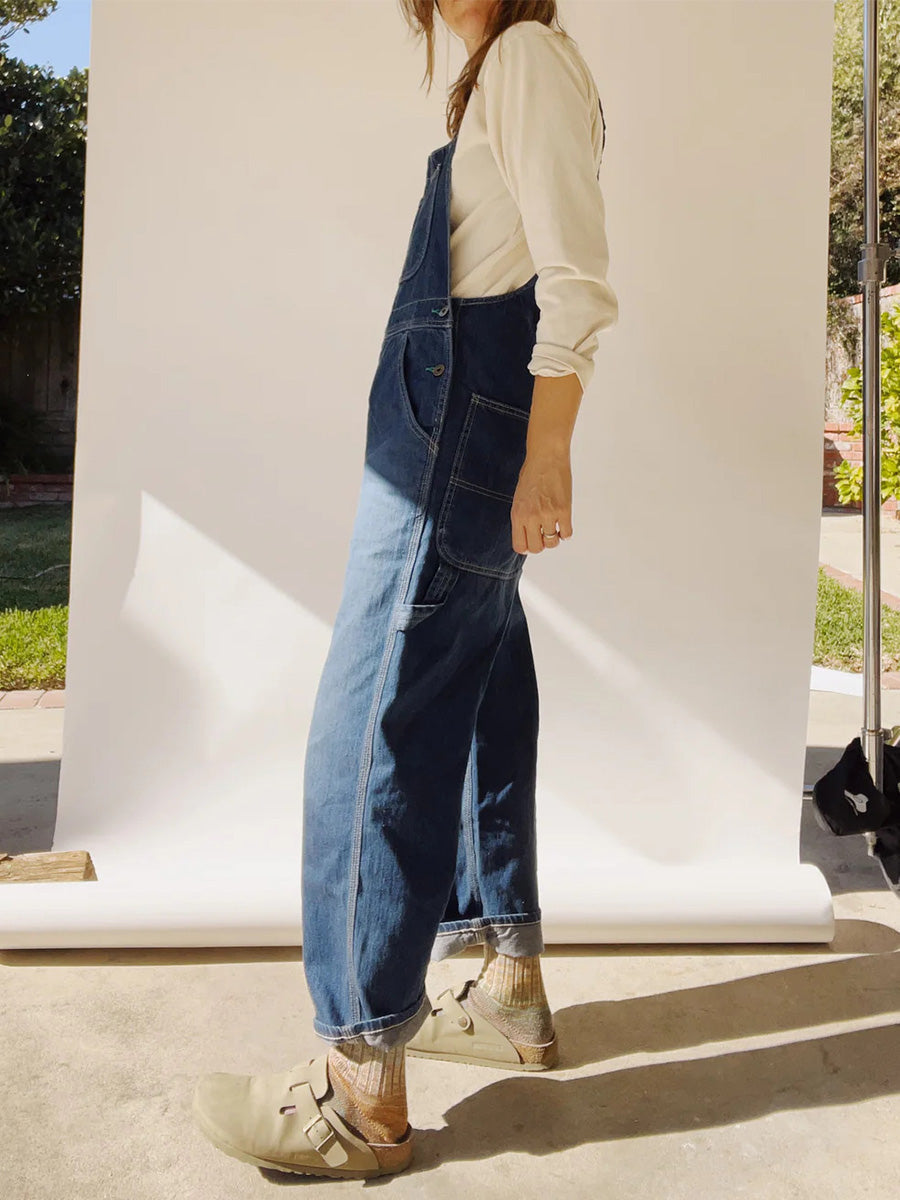 Women's Denim Bib Overalls