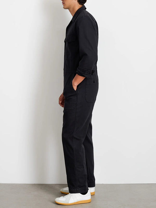 Mono de hombre slim fit con cierre de cremallera