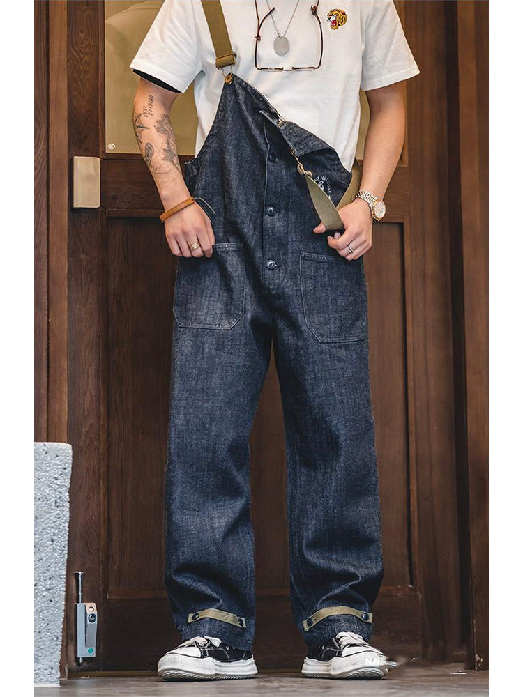 American Vintage Navy Deck Denim-Overall