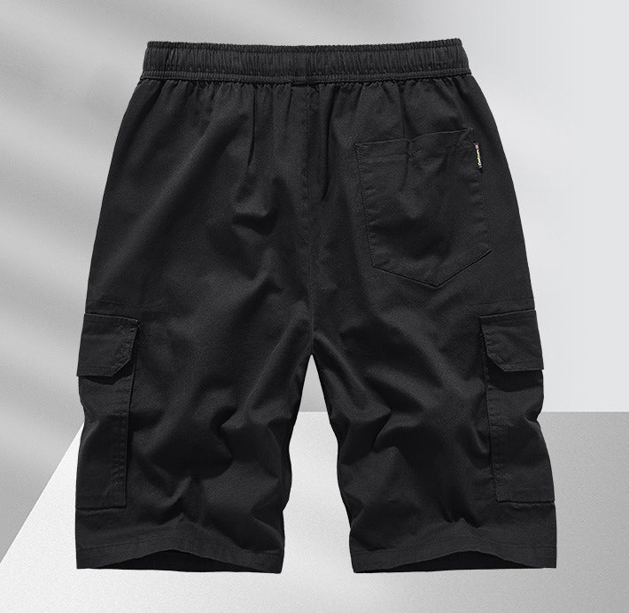 Pantaloncini cargo da uomo con coulisse