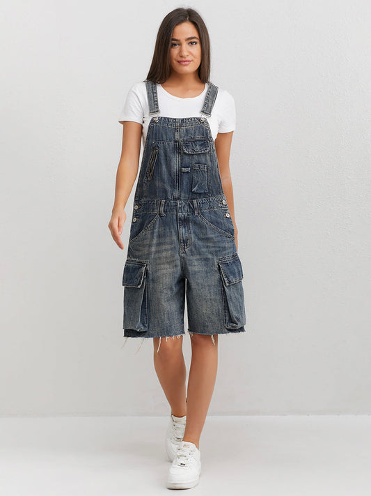 Shorts Cargo de Mezclilla para Mujer