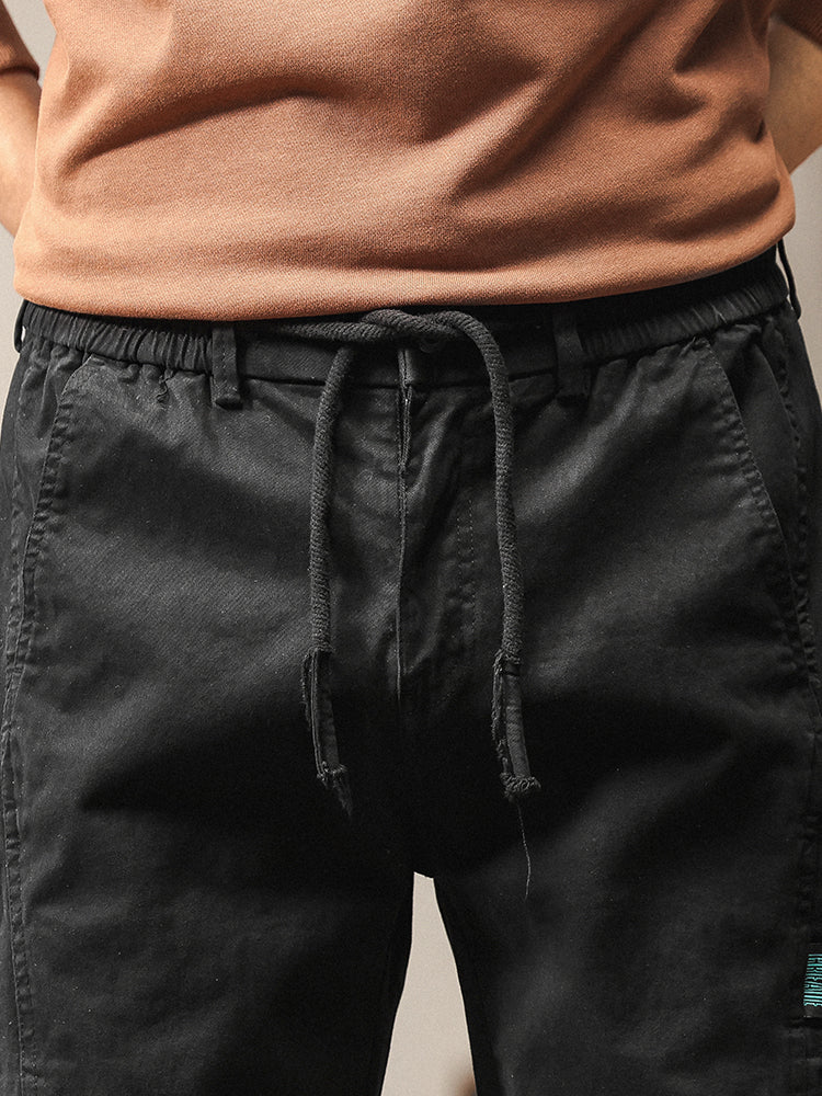 Pantalones cargo jogger de cintura elástica para hombre