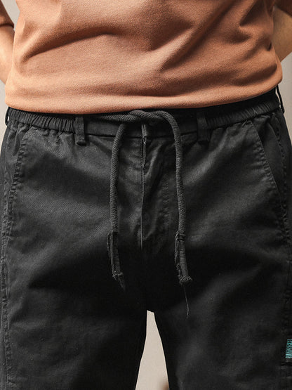 Pantalones cargo jogger de cintura elástica para hombre
