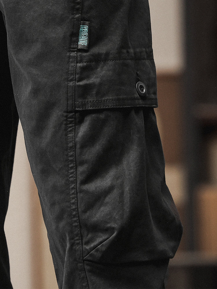 Pantalones cargo jogger de cintura elástica para hombre
