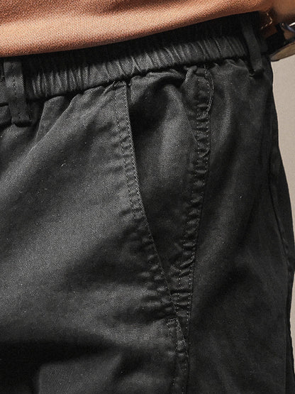 Pantalones cargo jogger de cintura elástica para hombre