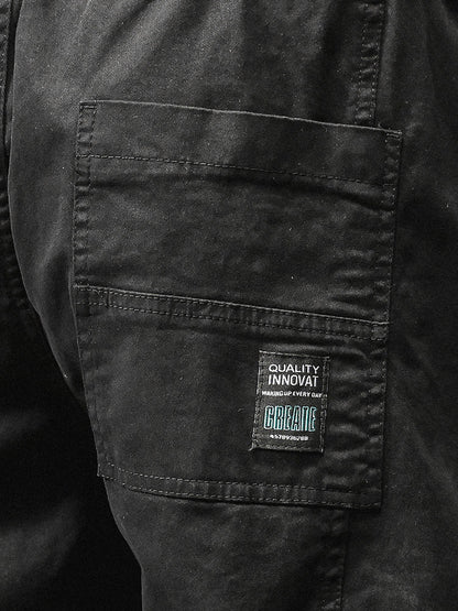 Pantalones cargo jogger de cintura elástica para hombre