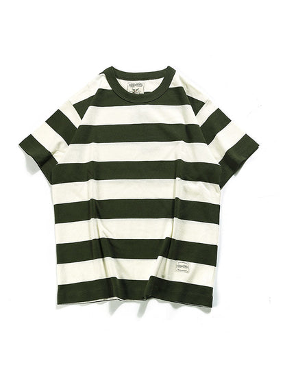 Men's Striped Crew Neck Tee
