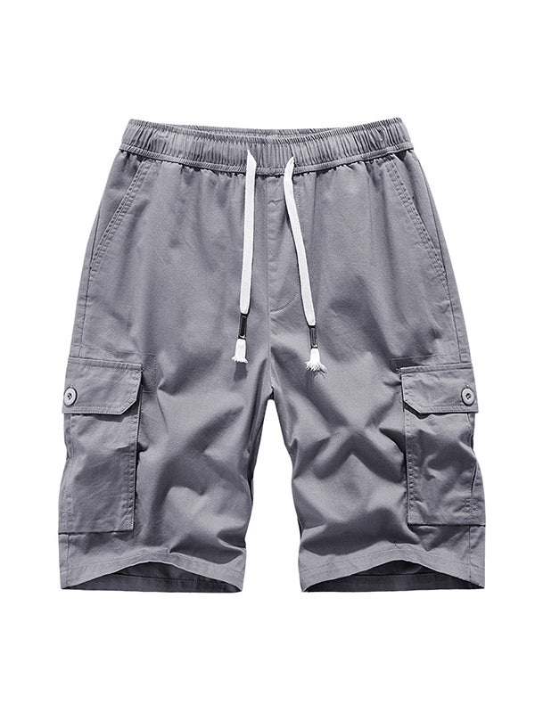 Pantaloncini cargo da uomo con coulisse