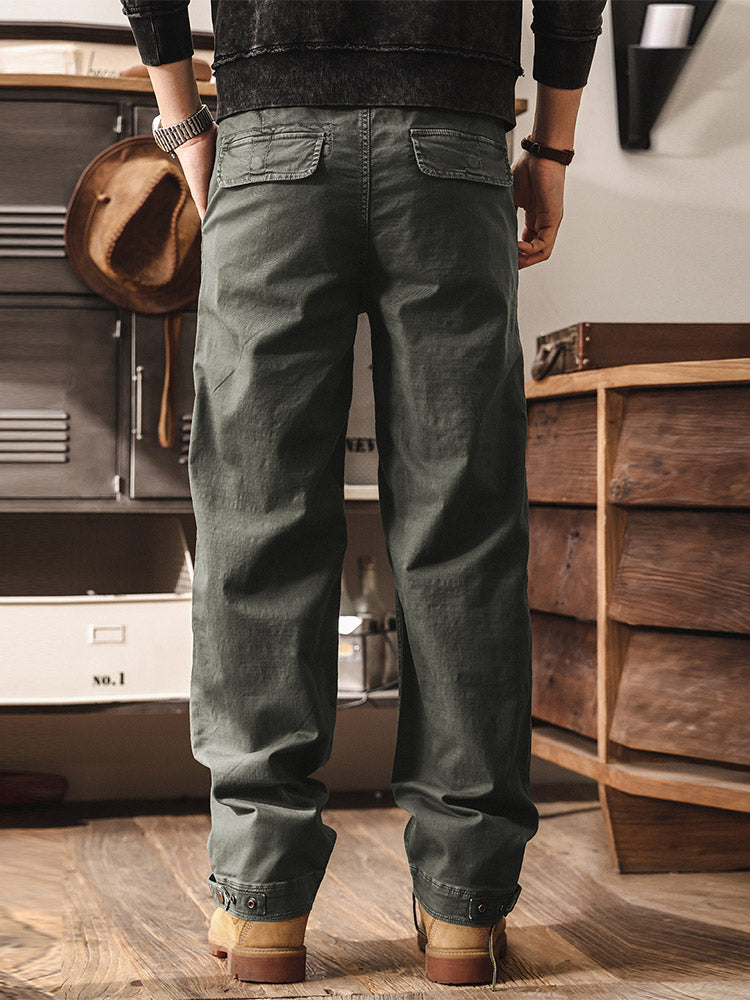 Herren Cargohose im Vintage-Stil, Weites Bein