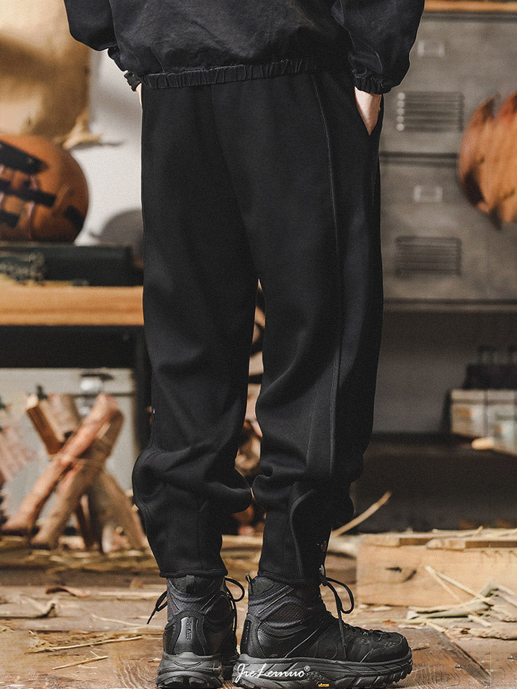 Pantalones de chándal para hombre con detalle de botones y cintura cómoda