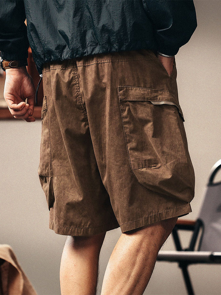 Pantalones cortos cargo casuales para hombre, ideales para senderismo y actividades al aire libre