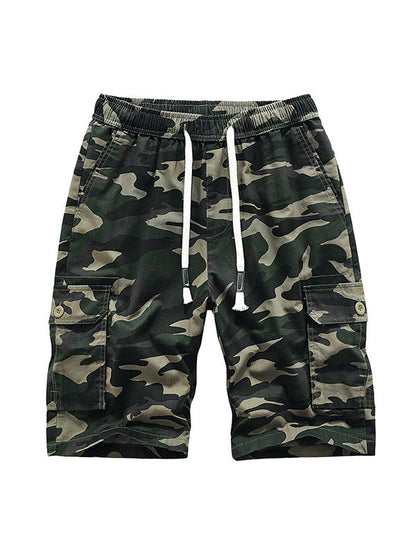 Pantaloncini cargo da uomo con coulisse