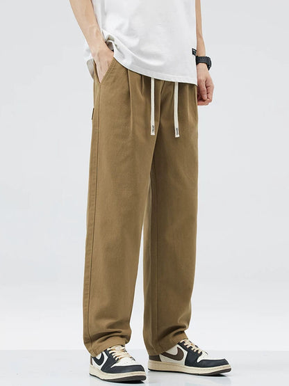 Herren Baumwolle Cargo‑Freizeithose Weiter Schnitt