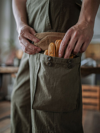Pantalones de sarga con diseño de espiga M-47 del ejército francés, réplica