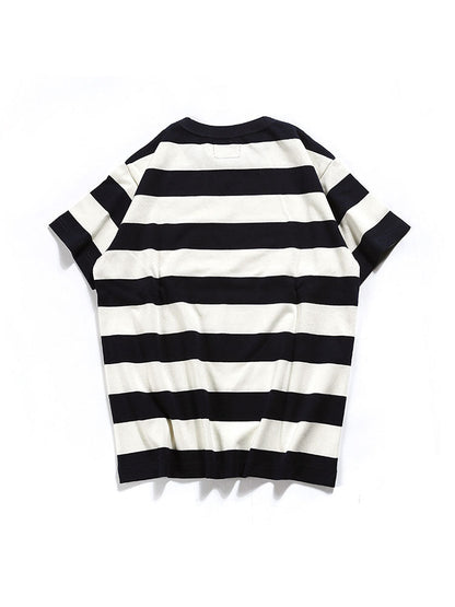 Men's Striped Crew Neck Tee