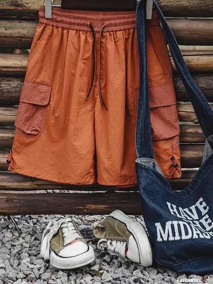 Herren Leichte Cargo‑Shorts mit Kontrasttaschen