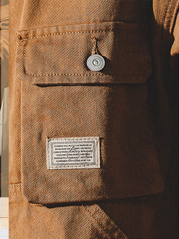 Chaqueta cargo americana de inspiración vintage para hombre