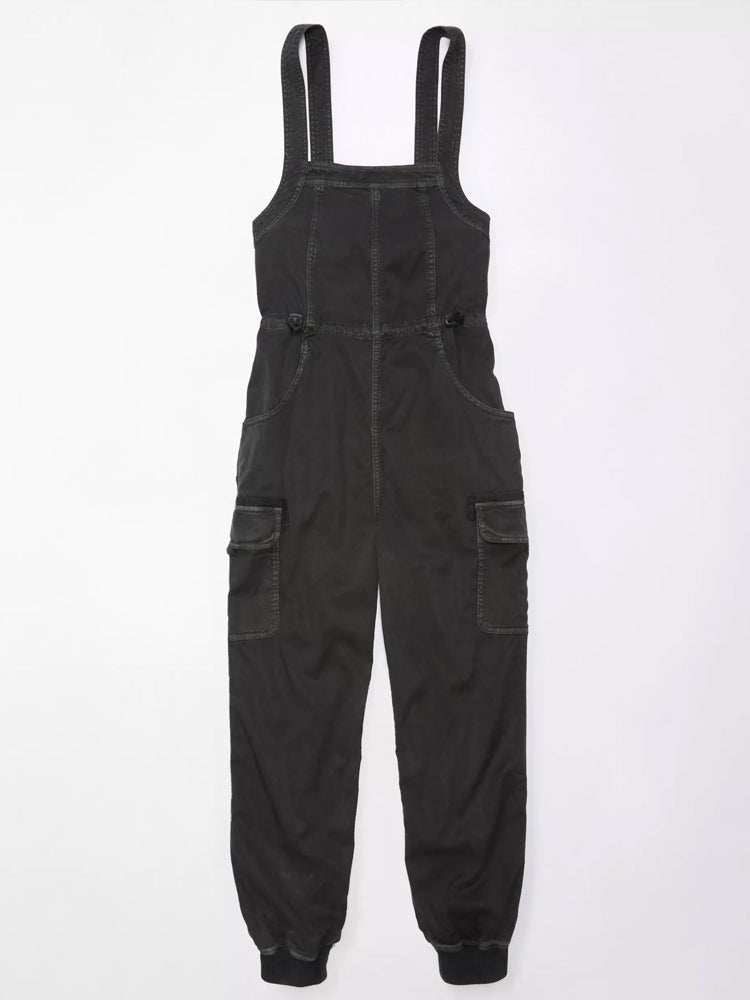 Drape Cargo-Latzhose mit lockerer Passform für Damen