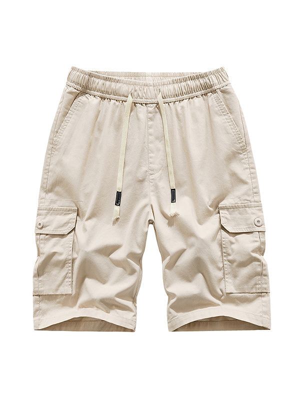 Pantaloncini cargo da uomo con coulisse