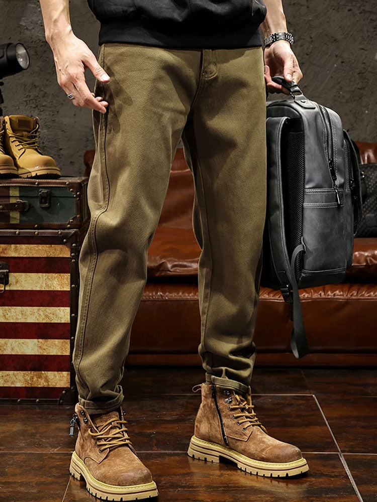 Herren Robuste Retro‑Stil Hose