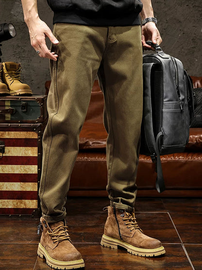 Herren Robuste Retro‑Stil Hose