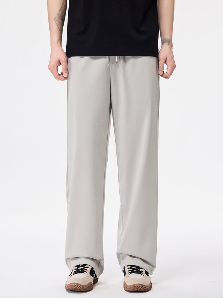 Herren‑Wide‑Leg‑Freizeithose mit Seitenstreifen‑Design