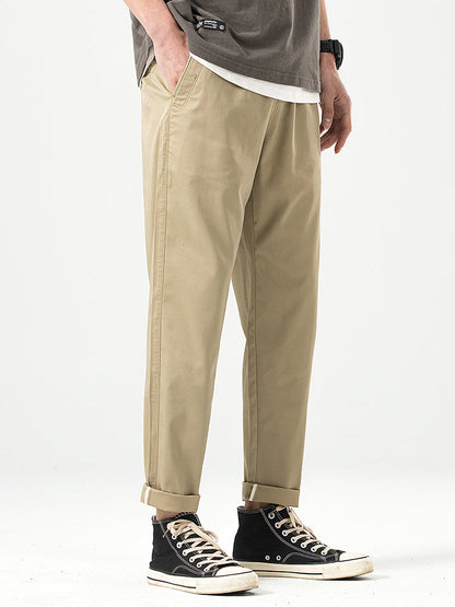 Men's Relaxed‑fit Cropped Casual Trousers