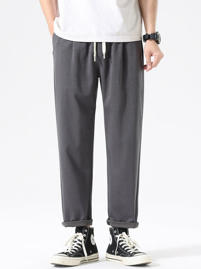 Herren‑Freizeithose mit Kordelzug, locker geschnitten