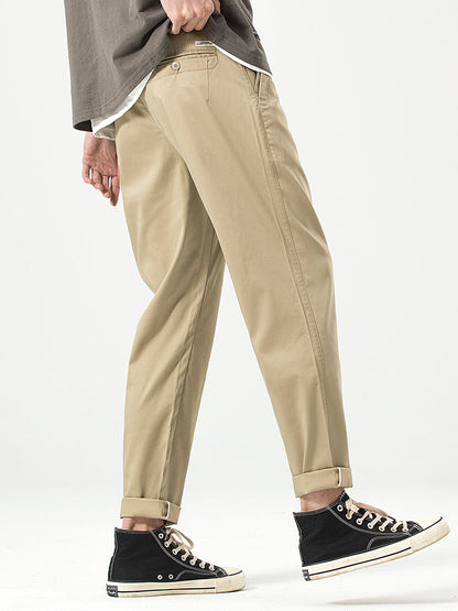 Men's Relaxed‑fit Cropped Casual Trousers