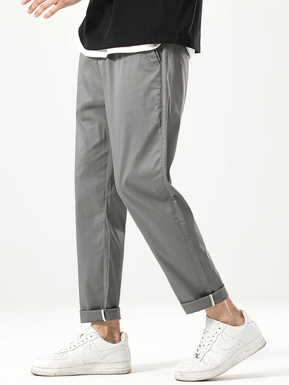Men's Relaxed‑fit Cropped Casual Trousers