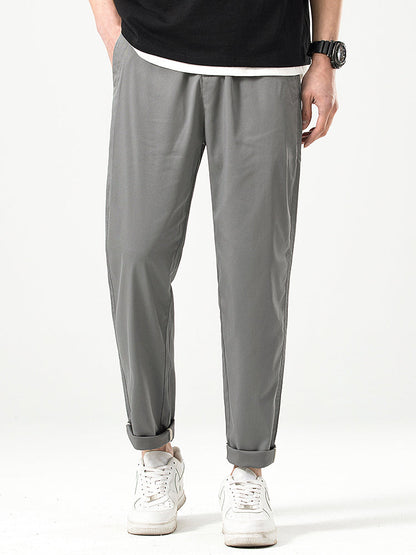 Men's Relaxed‑fit Cropped Casual Trousers