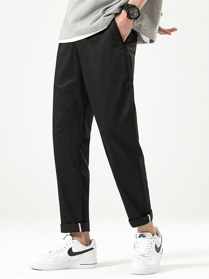 Men's Relaxed‑fit Cropped Casual Trousers