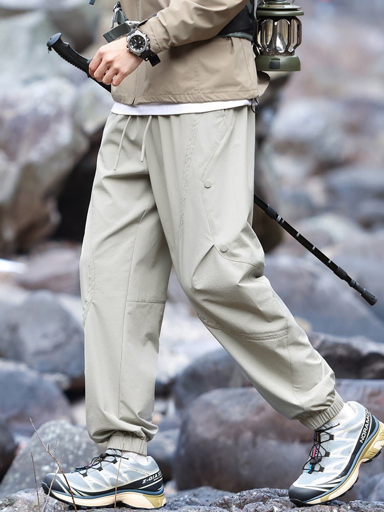 Pantalones deportivos impermeables para hombre, estilo jogger, ideales para senderismo y actividades al aire libre
