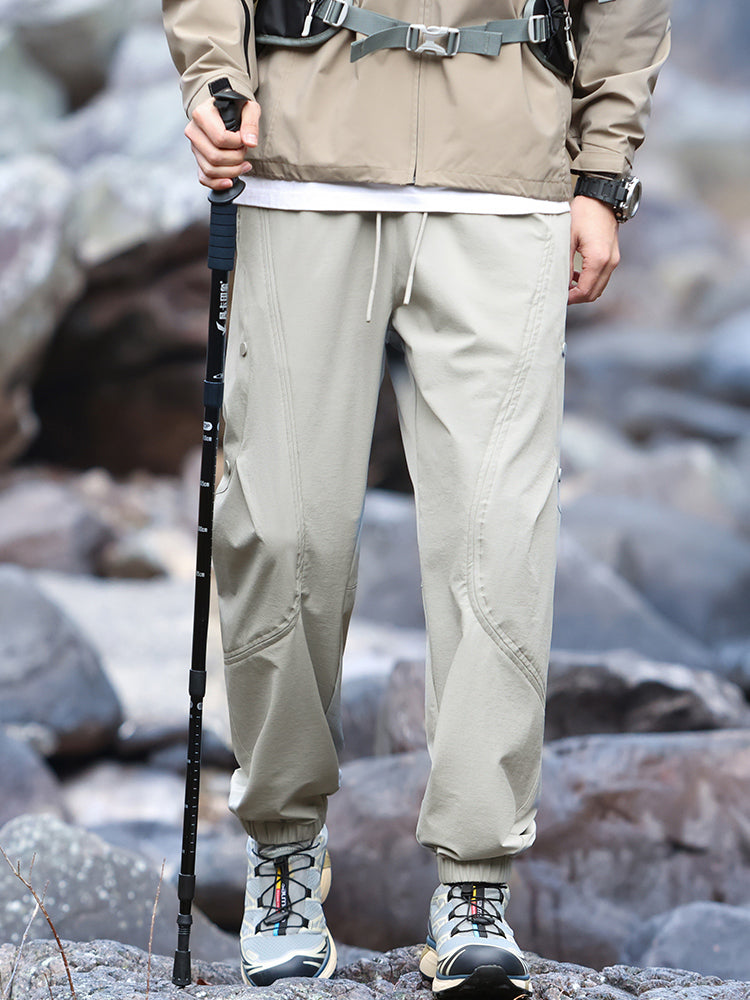 Pantalones deportivos impermeables para hombre, estilo jogger, ideales para senderismo y actividades al aire libre