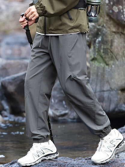 Pantalones deportivos impermeables para hombre, estilo jogger, ideales para senderismo y actividades al aire libre