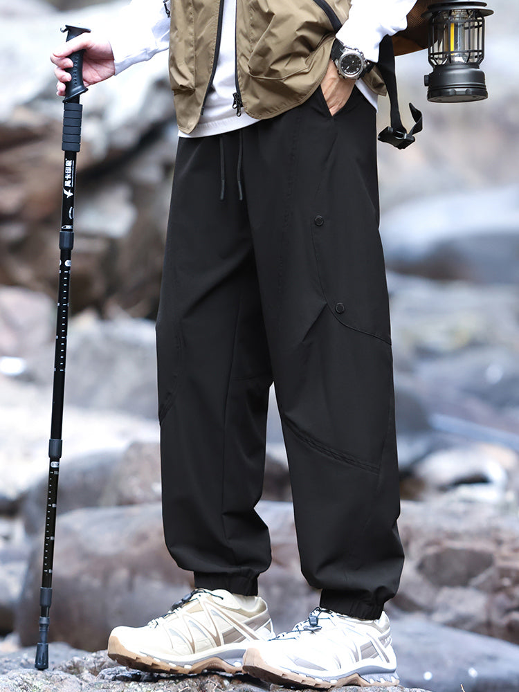 Pantalones deportivos impermeables para hombre, estilo jogger, ideales para senderismo y actividades al aire libre