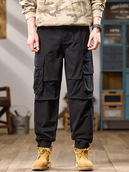 Men's Tactical Multi‑Layer Pocket Jogger Cargo Trousers