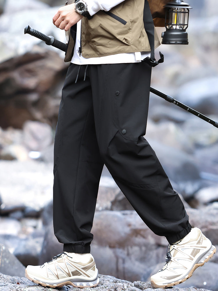 Pantalones deportivos impermeables para hombre, estilo jogger, ideales para senderismo y actividades al aire libre
