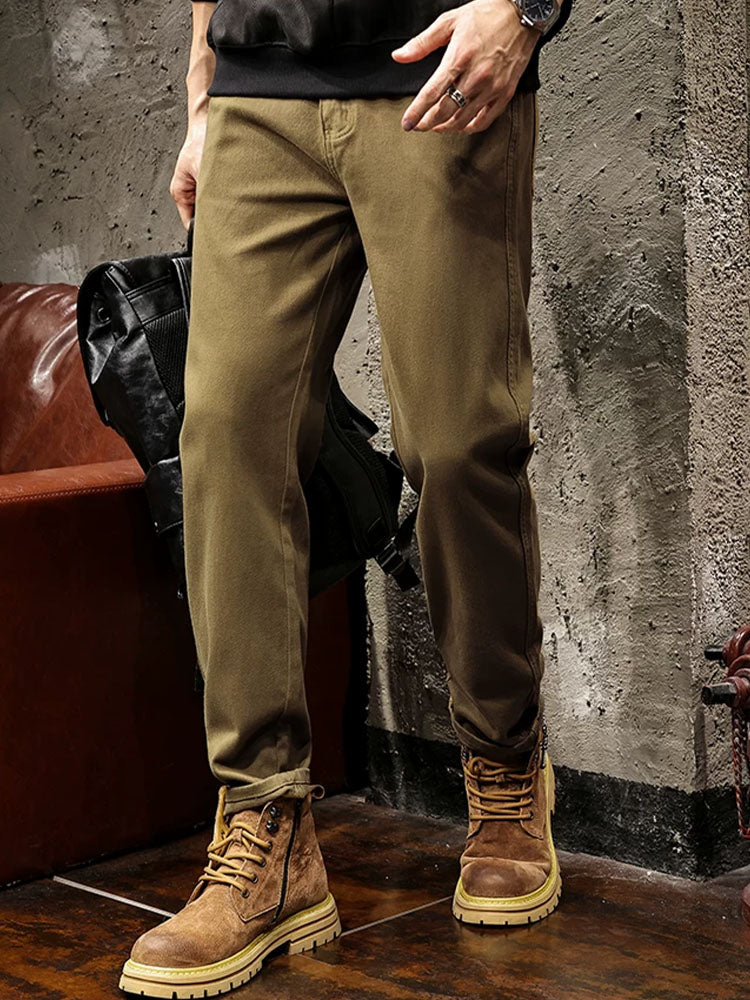 Herren Robuste Retro‑Stil Hose