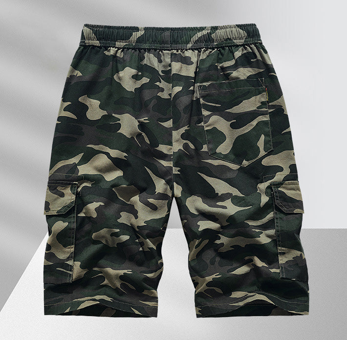 Pantaloncini cargo da uomo con coulisse