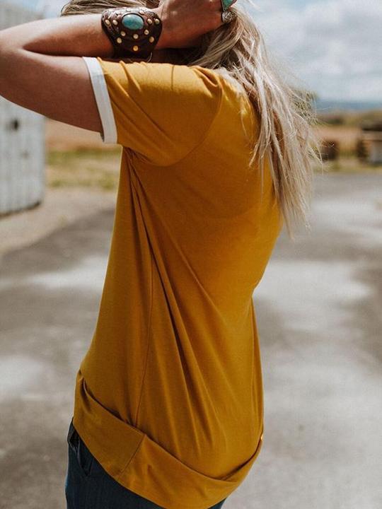 T-shirt graphique « Bring On The Sunshine » pour femme, motif cocotier