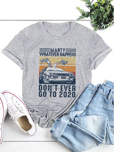Vintage-Zeitreise-T-Shirt für Damen