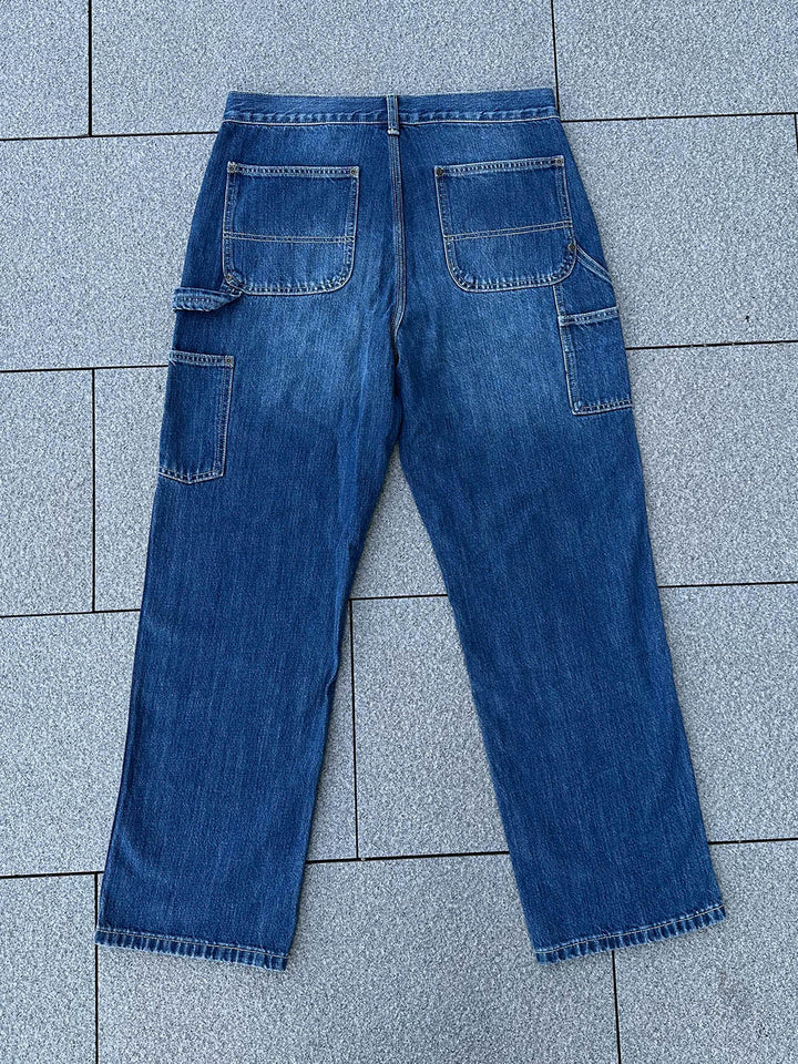 Carpenter-Hose für Herren aus Selvedge-Denim (mittlere Waschung) – Ausverkauf