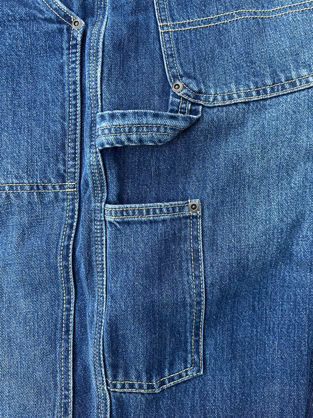 Carpenter-Hose für Herren aus Selvedge-Denim (mittlere Waschung) – Ausverkauf
