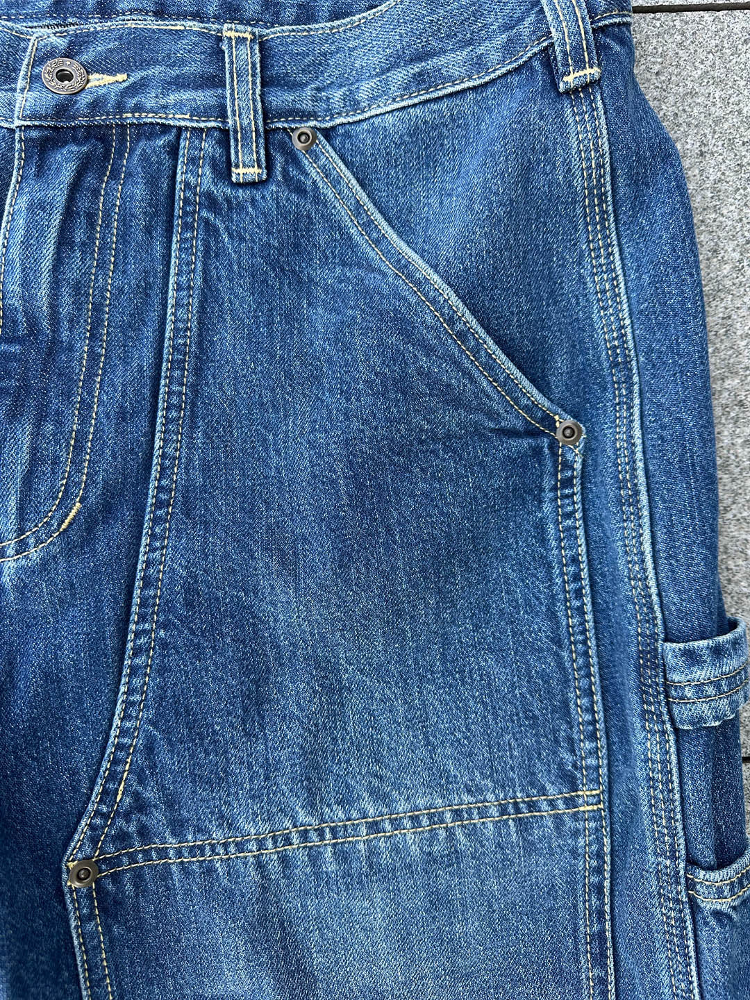 Carpenter-Hose für Herren aus Selvedge-Denim (mittlere Waschung) – Ausverkauf
