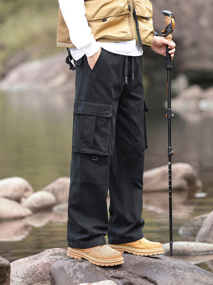 Men's Wide Leg Outdoor Cargo Trousers