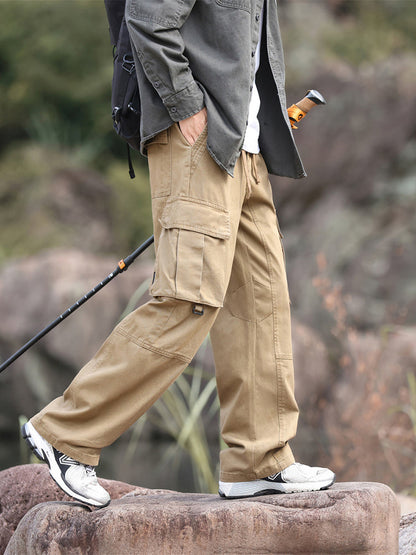 Men's Wide Leg Outdoor Cargo Trousers